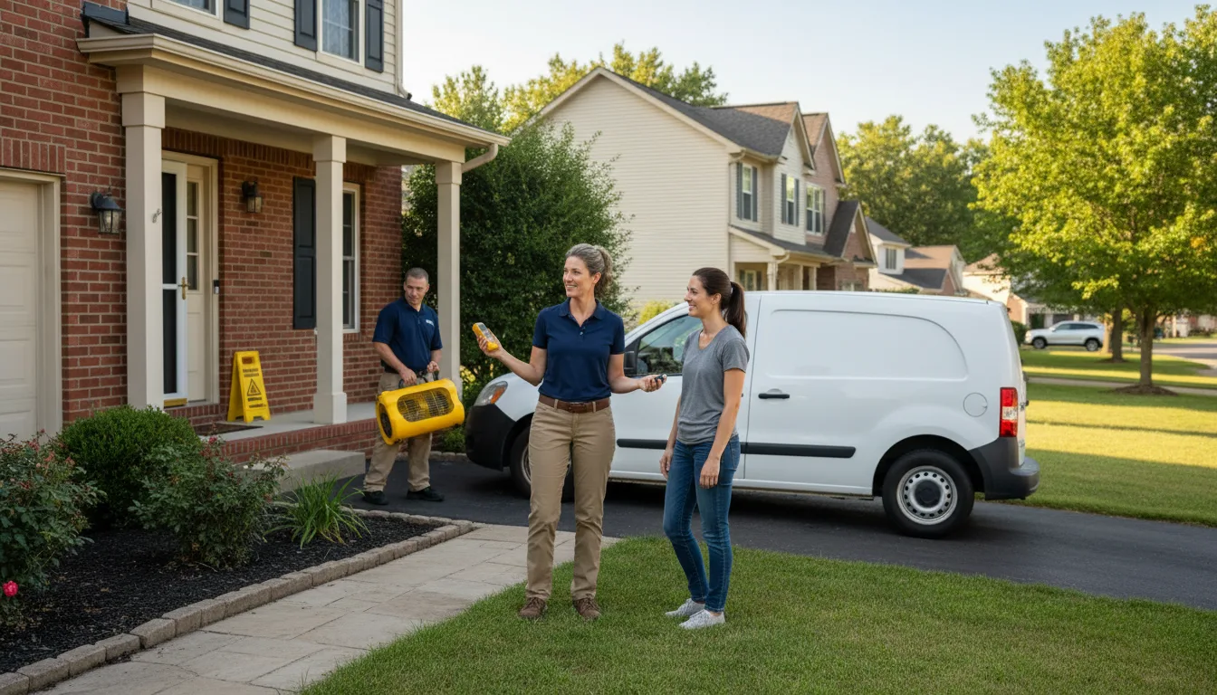 Water restoration image for Flood Water Cleanup, Removal And Restoration Services in Calumet, MI